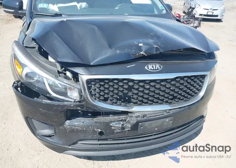 2016 Kia Sedona Lx из США, поврежденный, VIN KNDMB5C10G6091565